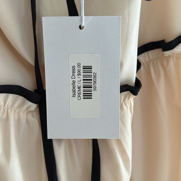 Cream Ruffle Dress - Picture 3 of 3